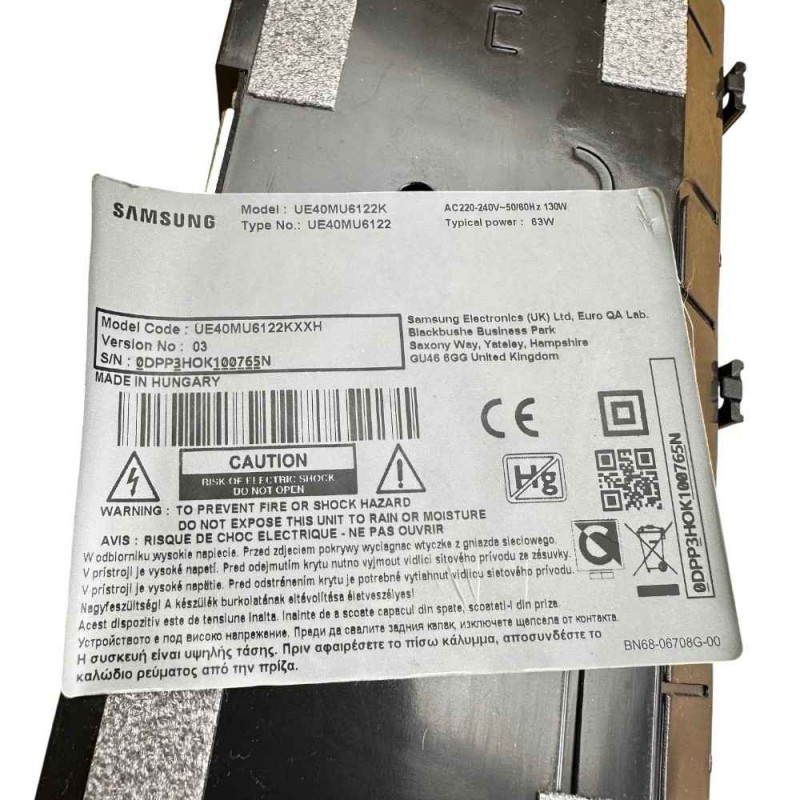Μητρική πλακέτα BN94-12695M τηλεόρασης Samsung  UE40MU6122