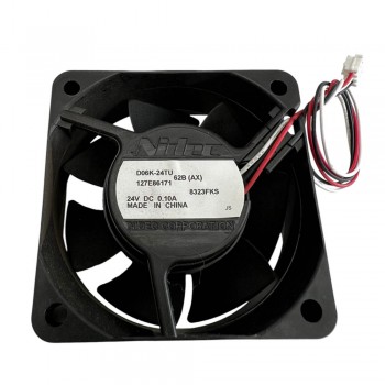 Ανεμιστηράκι Nidec D06K-24TU 62B(AX)  DC24V 0.10A 6CM 60*60*25MM 3 καλώδια