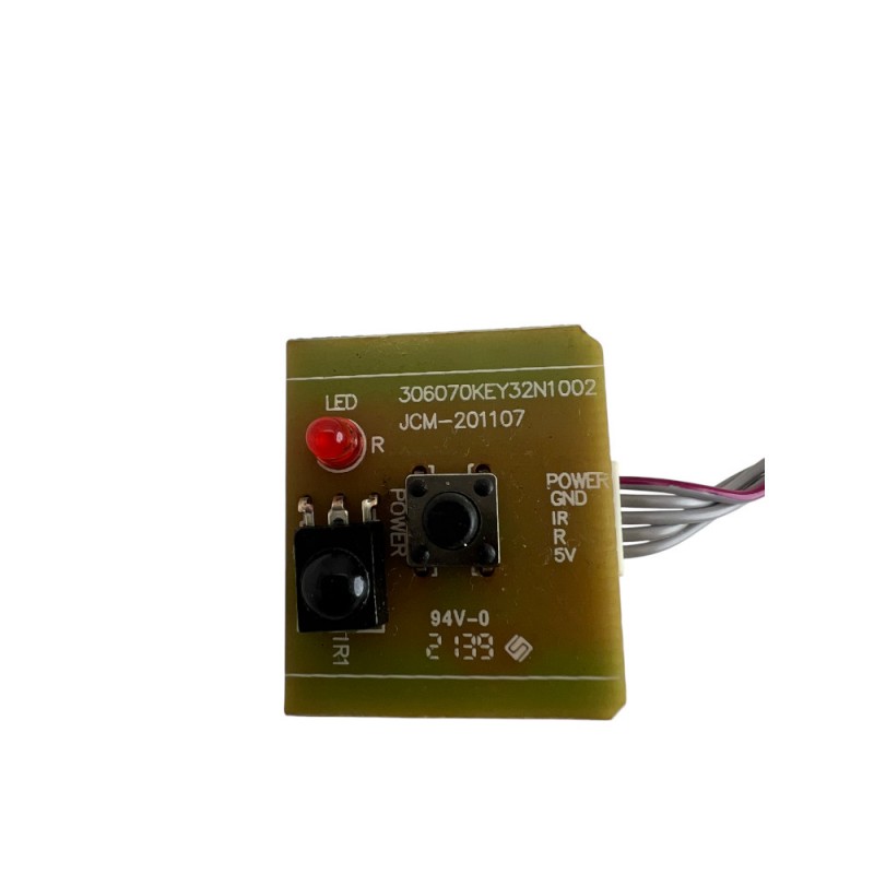 Αισθητήρας IR και κουμπί λειτουργίας 306070KEY32N1002, JCM-201107 τηλεόρασης JVC LT-32K100