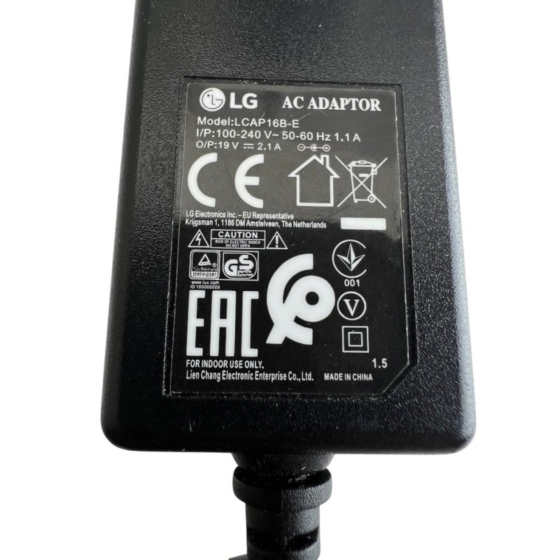 ΤΡΟΦΟΔΟΤΙΚΟ ΟΘΟΝΗΣ LG LCAP16B-E AC-DC 19volt-2.1A