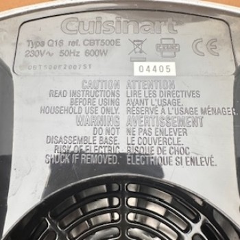 KOYZINOMHXANH ΜΠΛΕΝΤΕΡ CUISINART CBT500E