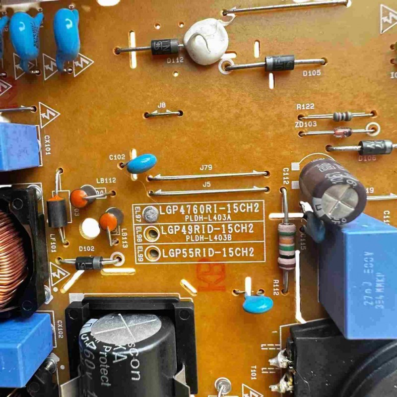 Πλακέτα τροφοδοσίας EAX66203101(1.7) για τηλεόραση LG 50LF652V