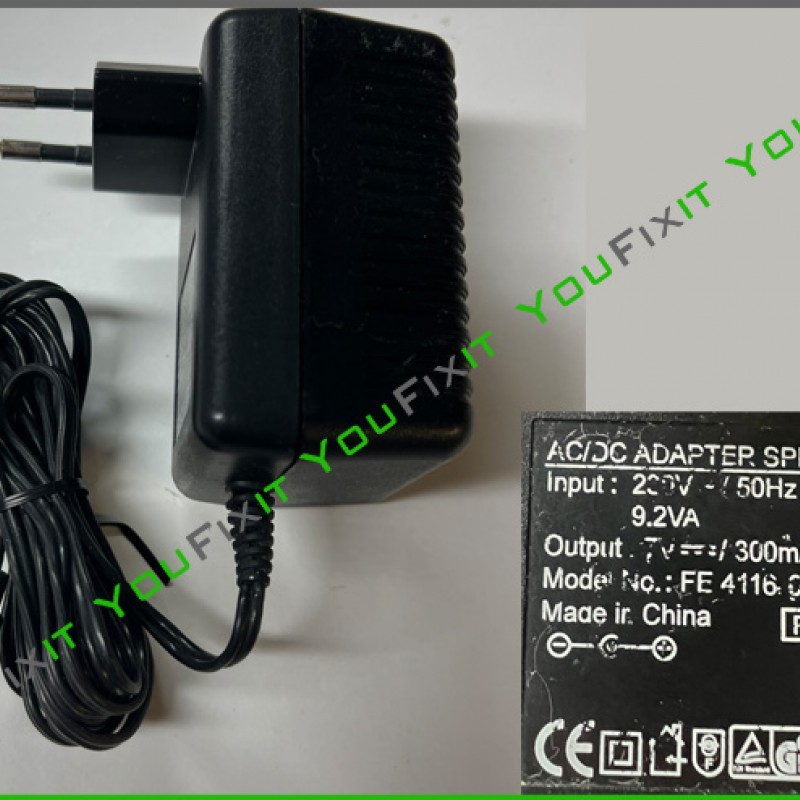 ΤΡΟΦΟΔΟΤΙΚΟ AC DC FE 4116.070E030 PLUG 2,5X0,7MM