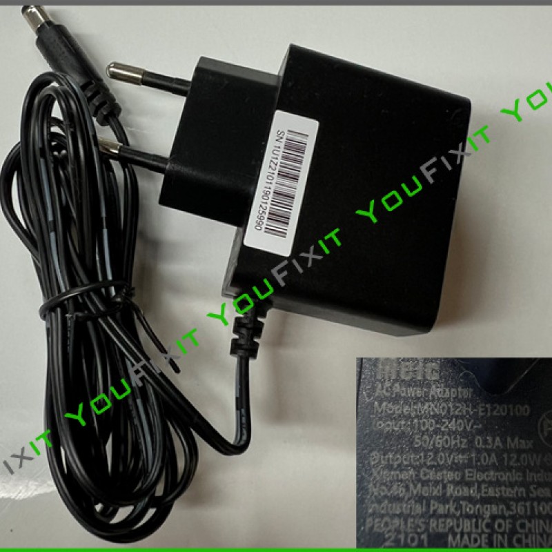 ΤΡΟΦΟΔΟΤΙΚΟ AC DC ADAPTOR 12VOLT MN012H-E120100 PLUG 5,5X2,1mm