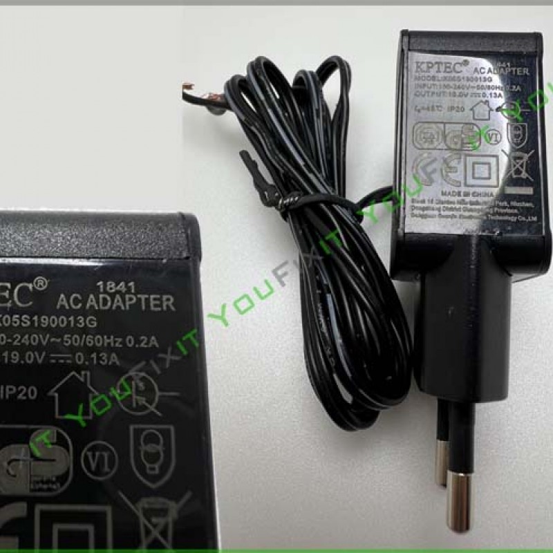 ΤΡΟΦΟΔΟΤΙΚΟ KPTEC_K05S190013G_19V_0.13A ΧΩΡΙΣ ΤΕΡΜΑΤΙΚΟ ΒΙΣΜΑ