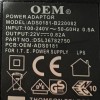 ΤΡΟΦΟΔΟΤΙΚΟ OEM_ADS181_B220082 220v TO 22V 0.82A PLUG 6,5x3,1mm