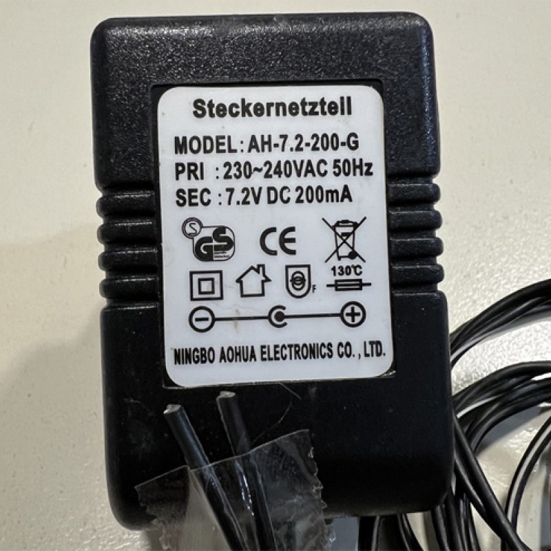 ΤΡΟΦΟΔΟΤΙΚΟ_7.2V_200mA_STECKERNETZTELL_AH_7.2_200_G