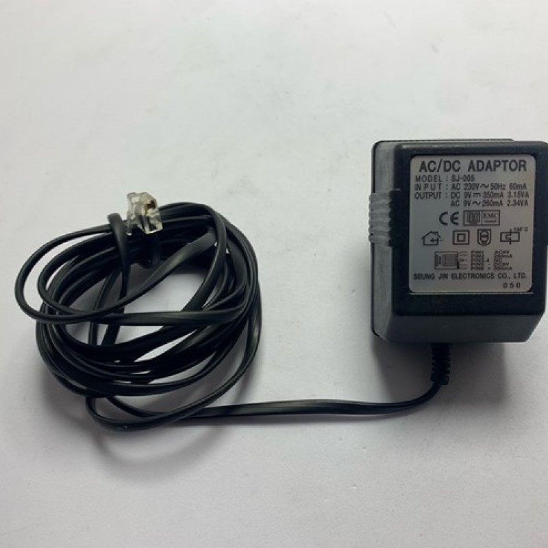 ΤΡΟΦΟΔΟΤΙΚΟ AC DC ADAPTOR SJ-005 PHONE CABLE PLUG 9V
