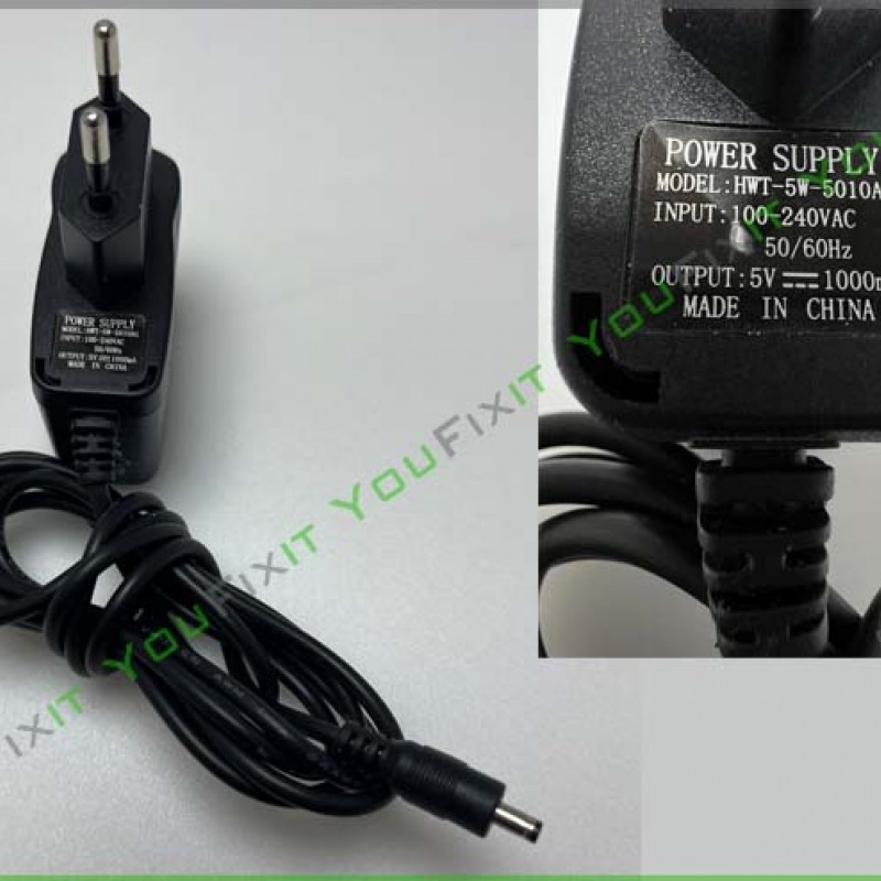 ΤΡΟΦΟΔΟΤΙΚΟ_hwt_5W_5010AG_5V_1A_PLUG_3,5x1,5mm