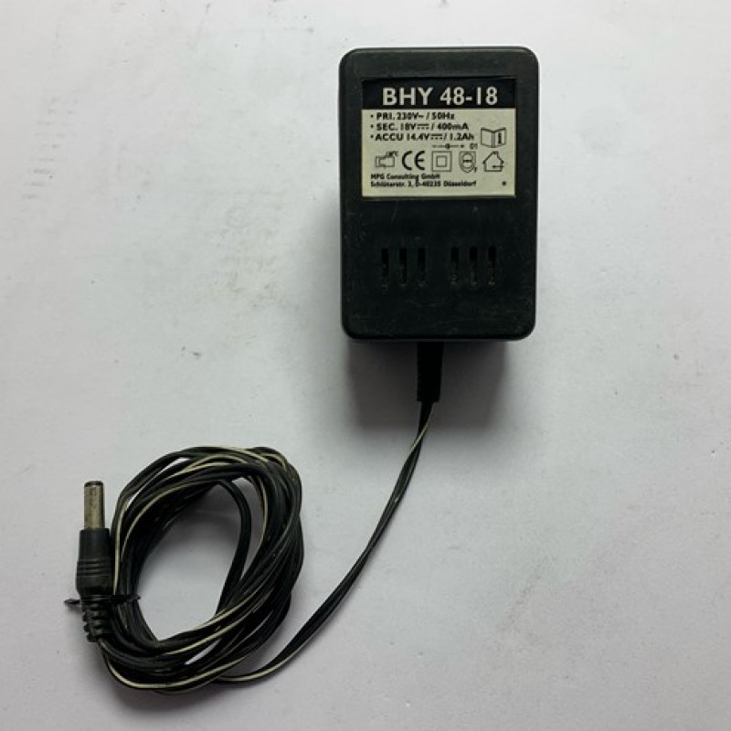 ΤΡΟΦΟΔΟΤΙΚΟ BHY-48-I8 SEC DC 18V 400mA ΒΥΣΜΑ: 5.5x2.1mm