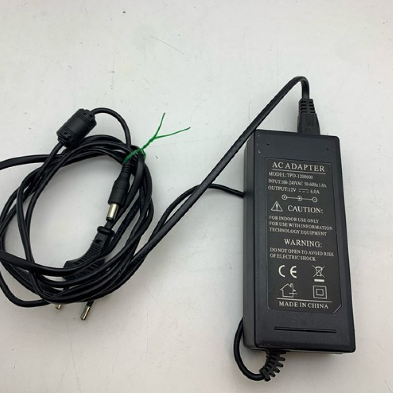 ΤΡΟΦΟΔΟΤΙΚΟ AC ADAPTER TPD1200600 12V Βυσμα: 5.5x2.1mm