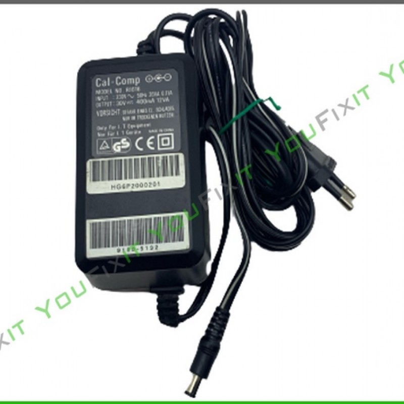 CAL COMP AC ADAPTOR 30V Βυσμα: 6.3x3mm