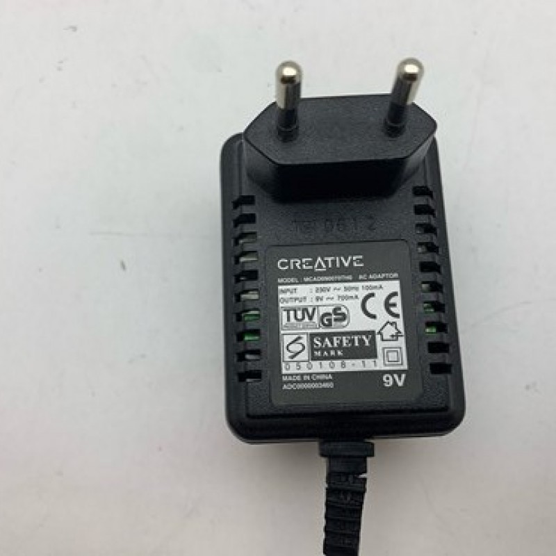 ΤΡΟΦΟΔΟΤΙΚΟ CREATIVE AC ADAPTOR MCAD090070TH0 9V Βυσμα: 5.5x2.1mm