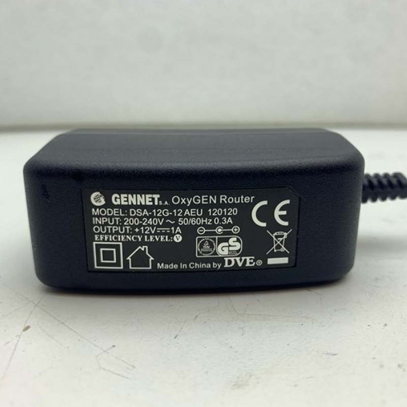 GENNET OXYGEN ROUTER DSA-12G-12AEU 120120  PLUG 5.5x2.1mm
