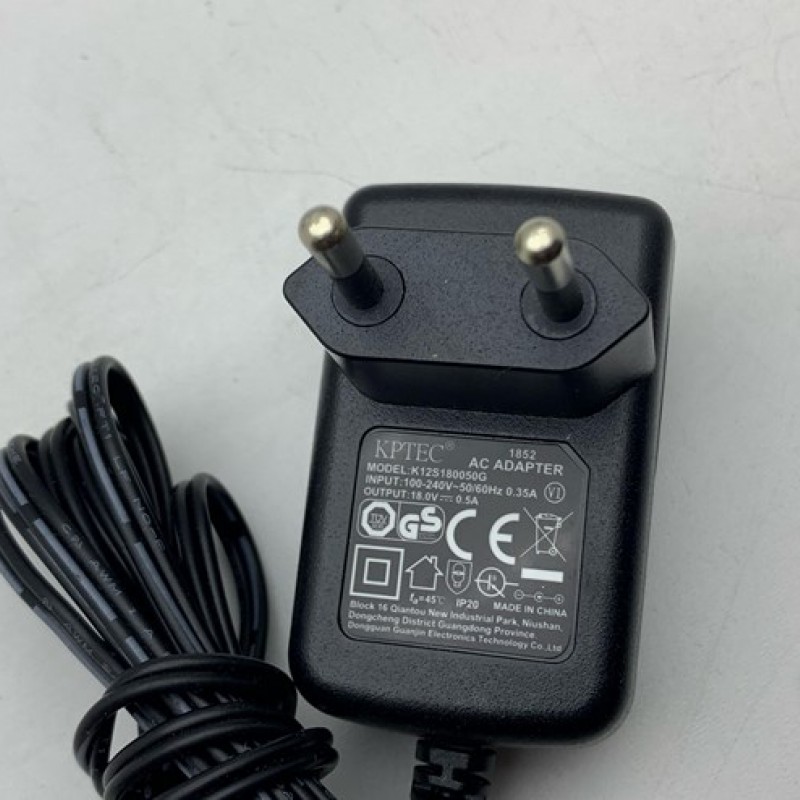ΤΡΟΦΟΔΟΤΙΚΟ KPTEC AC ADAPTER 18V K12S180050G Βυσμα: 5.5x2.1mm