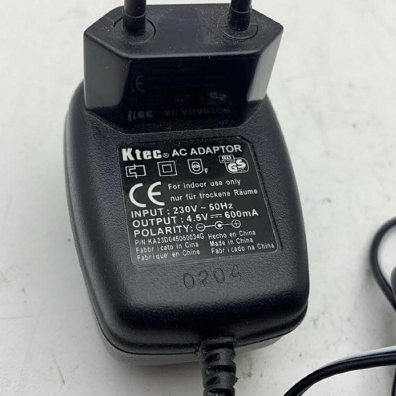 ΤΡΟΦΟΔΟΤΙΚΟ KTEC AC ADAPTOR KA23D045060034G Βυσμα 4.0x1.7mm
