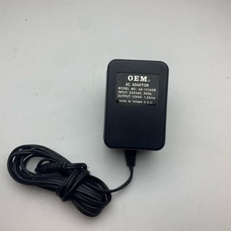 ΤΡΟΦΟΔΟΤΙΚΟ OEM AC ADAPTOR AA-121A2B 12VAC Βυσμα: 5.5x2.1mm