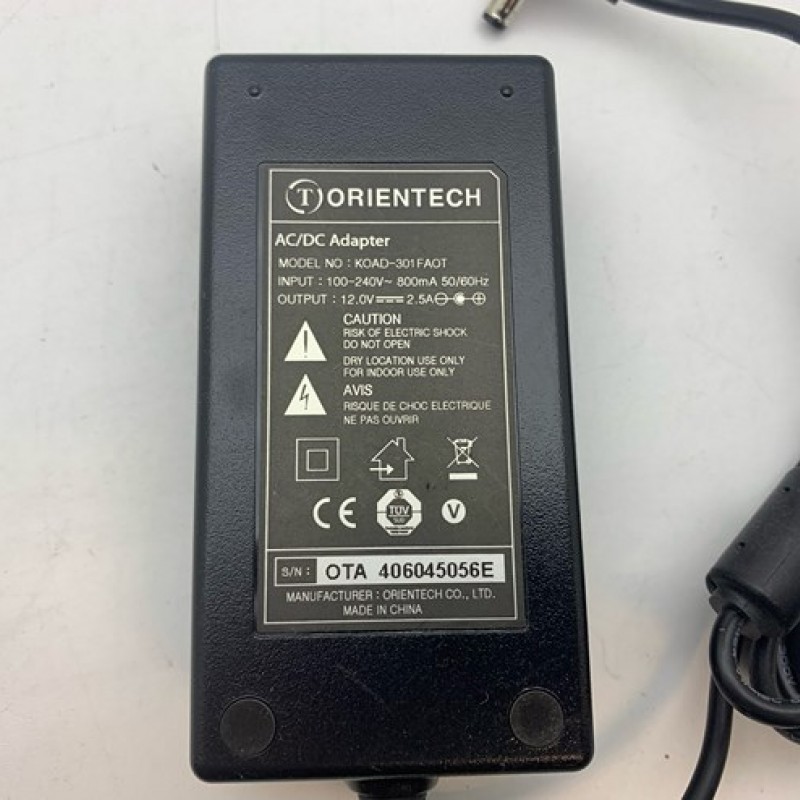 ΤΡΟΦΟΔΟΤΙΚΟ ORIENTECH AC/DC ADAPTER KOAD-301FAOT Βυσμα: 5.5x2.5mm