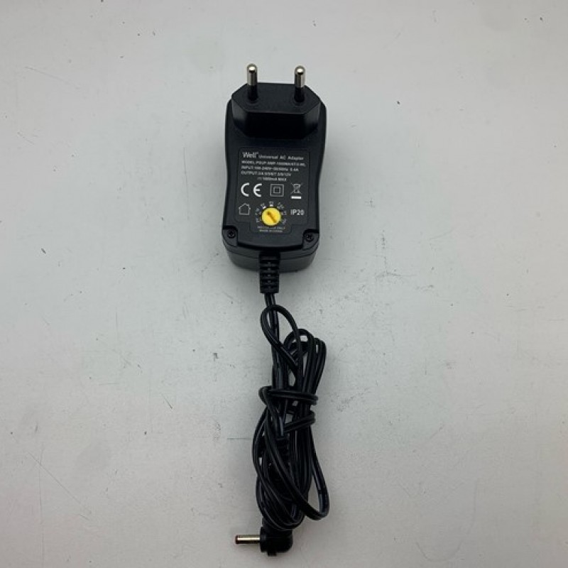 ΤΡΟΦΟΔΟΤΙΚΟ WELL UNIVERSAL AC ADAPTER PSUP-SMP-1000MA/6T/2-WL 3-12V PLUG 3.5x1.35mm
