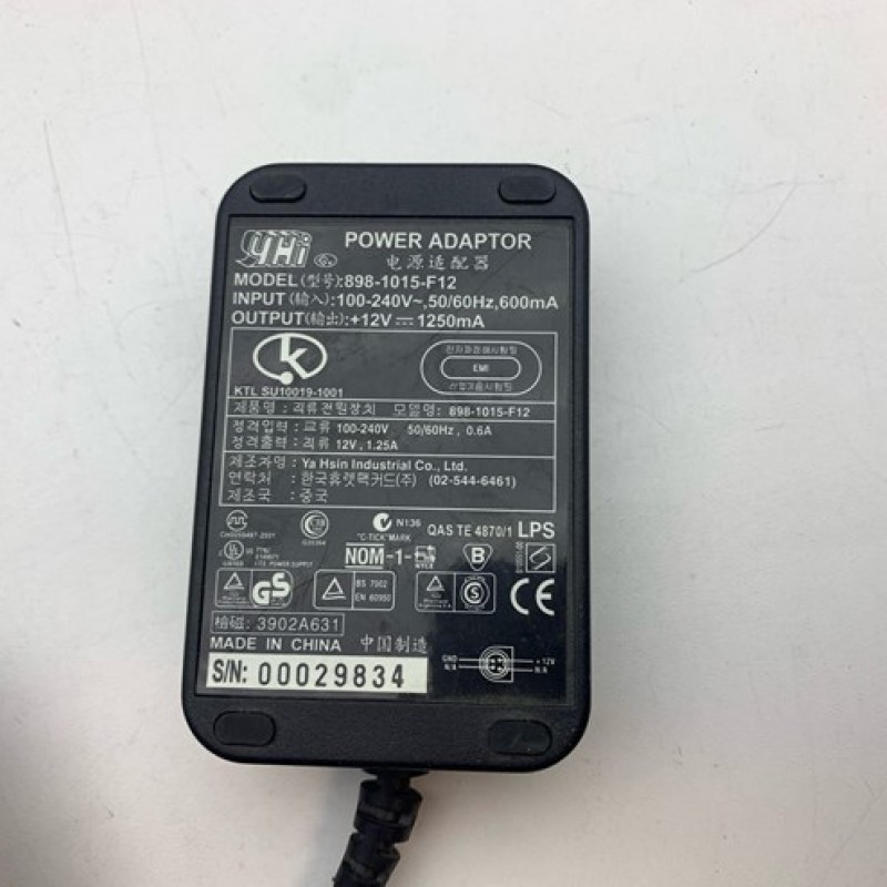 ΤΡΟΦΟΔΟΤΙΚΟ YHi POWER ADAPTOR 898-1015-F12 12V