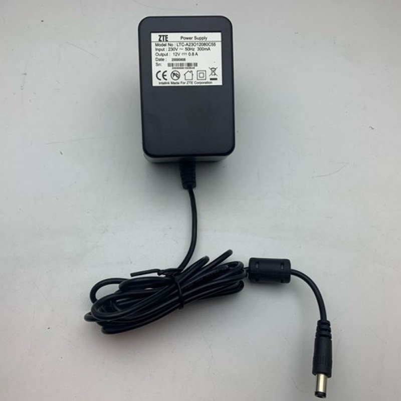 ΤΡΟΦΟΔΟΤΙΚΟ ZTE LTC-A23O12080C55 Βυσμα: 5.5x2.1mm
