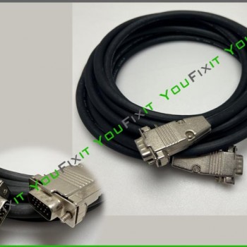 Καλώδιο VGA HD15 αρσενικό σε HD15 αρσενικό με μεταλλικά ακροφύσια και διπλή θωράκιση