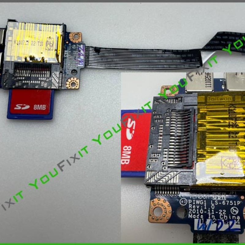 AUDIO BOARD Lenovo_G570_SD_Card_Reader_LS-6751P