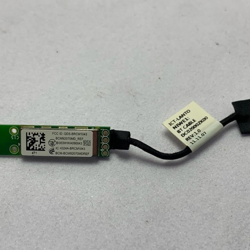 BLUETOOTH MODULE BOARD DC02000ZK00 FROM LENOVO G570 LAPTOP