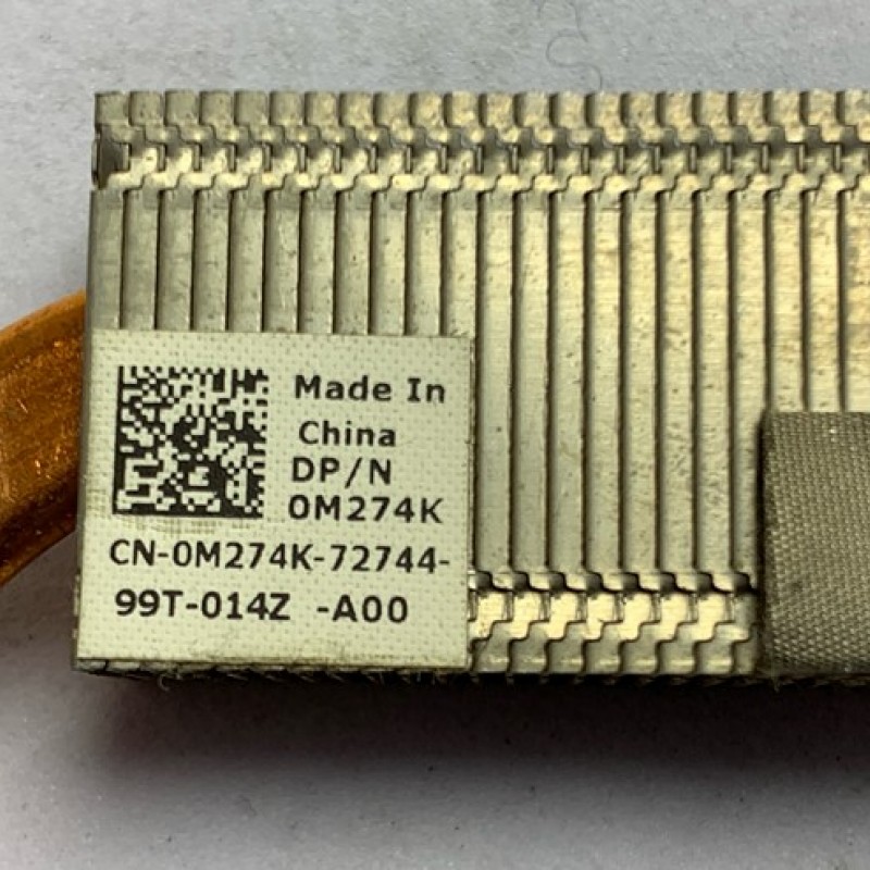 Ψυκτρα LAPTOP HEATSINK 60.4AQ16.012 CN-0M274K ΑΠΟ DELL INSPIRON 1545