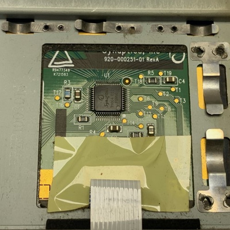 PALMREST AND TOUCHPAD CASE WITH HINGES FROM ACER ASPIRE 1350 LAPTOP