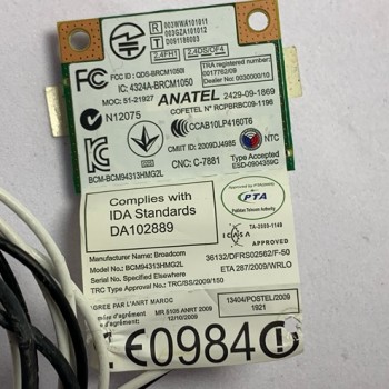 Ασύρματη κάρτα δικτύου WiFi Bluetooth  Broadcom BCM94313HMGL