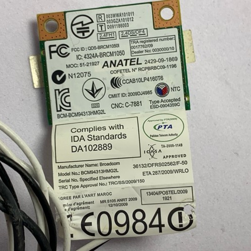Ασύρματη κάρτα δικτύου WiFi Bluetooth  Broadcom BCM94313HMGL
