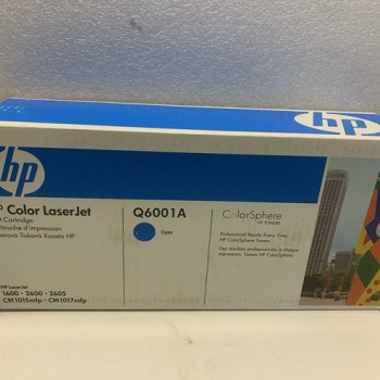 HP Q6001A Γνήσια Κασέτα Τόνερ Κυανό για Εκτυπωτές Color LaserJet