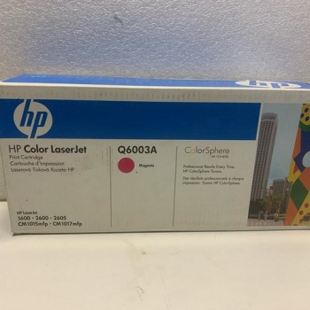 HP Q6003A Γνήσια Κασέτα Τόνερ Ματζέντα για Εκτυπωτές Color LaserJet