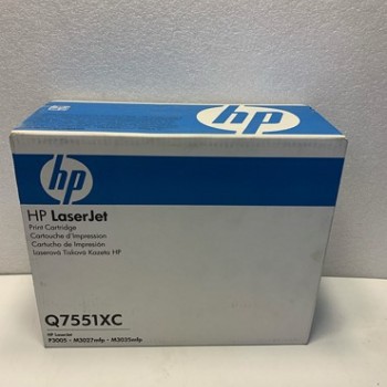 HP Q7551XC / Q7551X Γνήσια Κασέτα Τόνερ Μαύρου Εκτυπωτές LaserJet