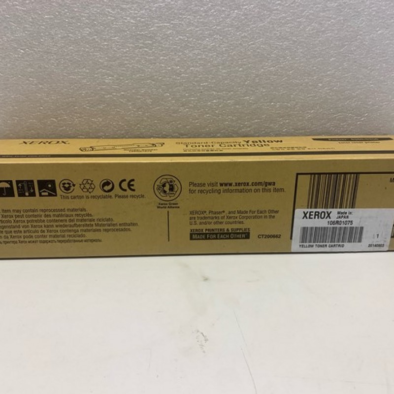 Γνήσιο Τόνερ Xerox 106R01075 Κίτρινο