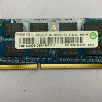 Μνήμη Ram 4GB Ramaxel So-Dimm RMT3020EC58E9F-1333 Laptop