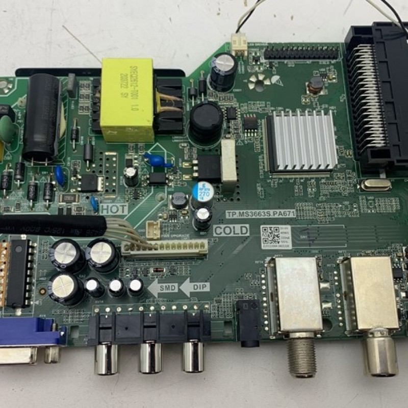 ΜΗΤΡΙΚΗ ΠΛΑΚΕΤΑ TP.MS3663S.PA671 ΓΙΑ ΤΗΛΕΟΡΑΣΗ F&U FL24112 100-240V