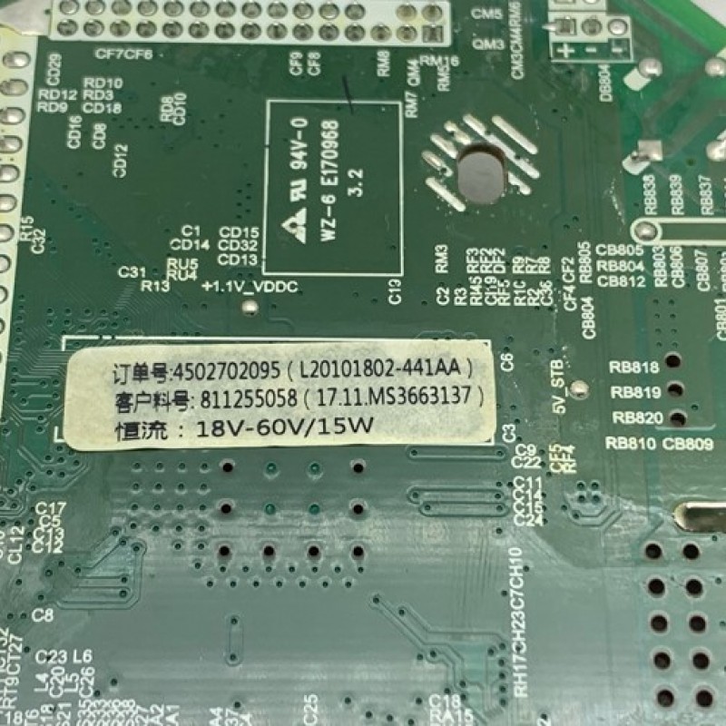 ΜΗΤΡΙΚΗ ΠΛΑΚΕΤΑ TP.MS3663S.PA671 ΓΙΑ ΤΗΛΕΟΡΑΣΗ F&U FL24112 100-240V