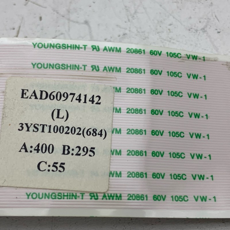 FFC RIBBON CABLE EA3D60974142 YOUNGSHIN AWM 20861 60V 105C VW-1