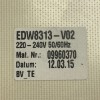 ΠΛΑΚΕΤΑ EDW8313-V02 ΑΠΟ ΗΛΕΚΤΡΙΚΗ ΣΚΟΥΠΑ MIELE SGSH1