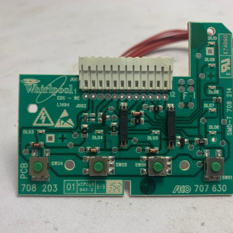 ΜΗΤΡΙΚΗ ΠΛΑΚΕΤΑ 461971403791 ΑΠΟ ΠΛΥΝΤΗΡΙΟ WHIRLPOOL AWE 8610