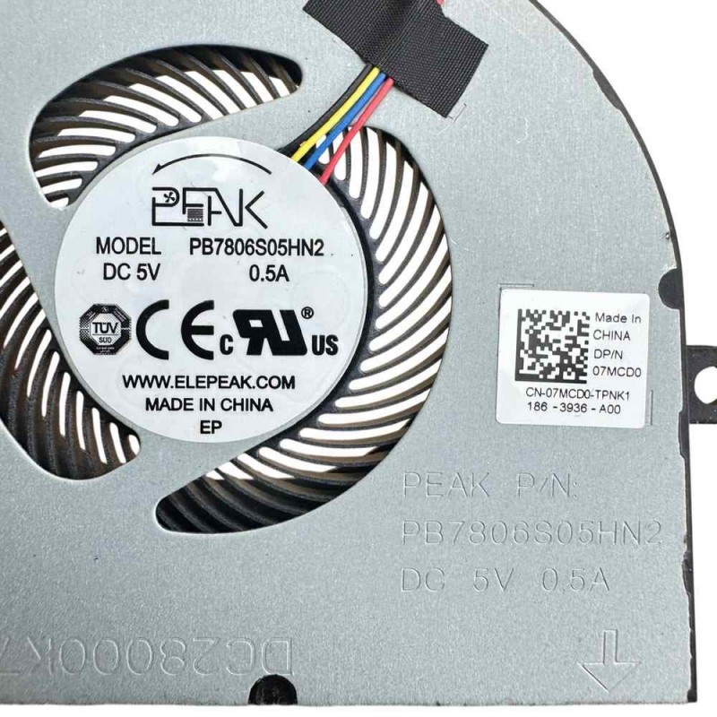 Ανεμιστήρας Επεξεργαστή PB7806S05HN2 Laptop Dell Vostro 3501