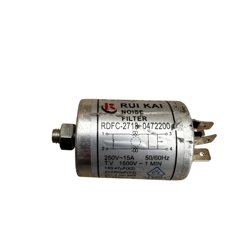 Φίλτρο Παρασίτων RDFC-2718 0472200 Πλυντηρίου Ρούχων Samsung WF80F5E0W2W-LV