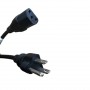 Καλώδιο τροδοδοσίας υπολογιστή ΗΠΑ NEMA 5-15P σε IEC C13 θηλυκό 1.8m
