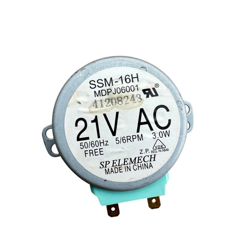 Κινητήρας Περιστροφής Πιάτου SSM-16H Φούρνου Μικροκυμάτων Samsung MW711K