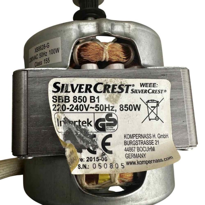 Κινητήρας XB8628-G Αρτοπαρασκευαστή Silver Crest SBB 850 B1