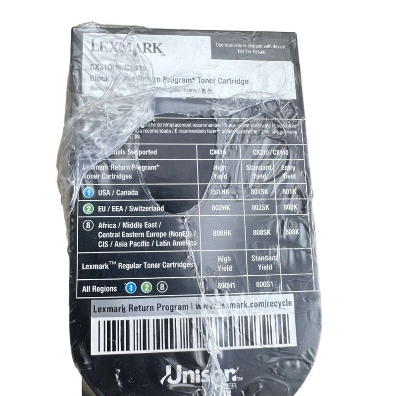 Μαύρο Τόνερ MAM636648 LF54 STAND-R Εκτυπωτή Lexmark CX310 CX410