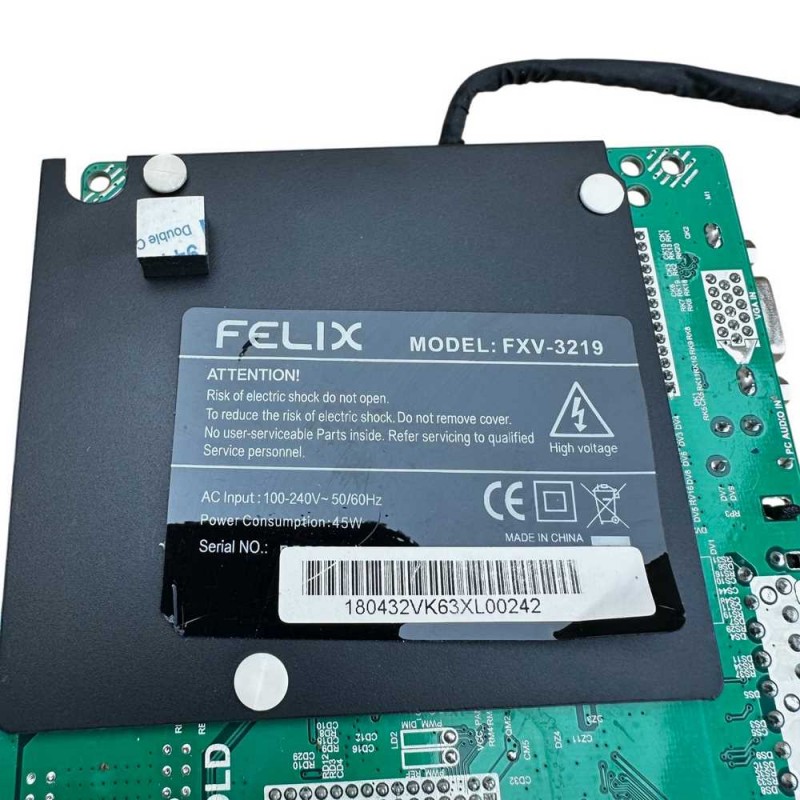 Μητρική Πλακέτα TP.MS3663S.PB818 Τηλεόρασης  Felix FXV-3219