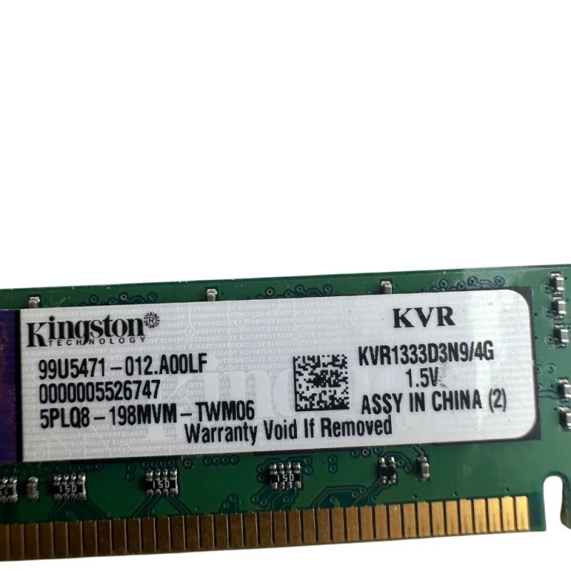 Μνήμη Ram 4GB DDR3 KVR1333D3N9-4G Laptop